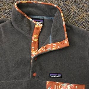 Patagonia snap t button up fleece